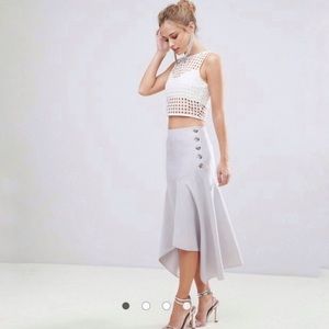 NWT asos long flowy skirt